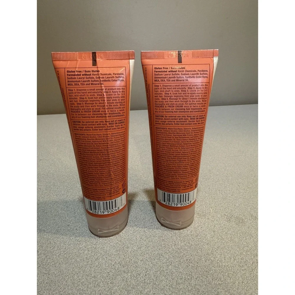 Tweakd By Nature Kukui Nut Oil Peaches & Fresh Cream Cleansing Hair Treatment  2